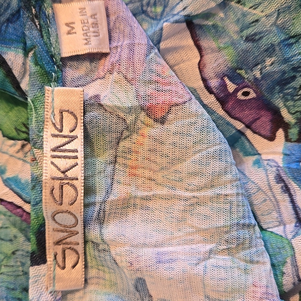 Snoskins gauzy tropical fish top Sz M 🎁 - Picture 6 of 7
